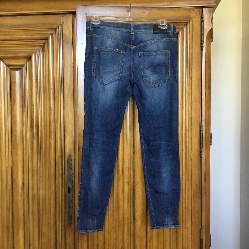 R13 Relaxed Skinny Boyfriend Jeans - Picture 2 of 16